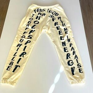 YE SUNDAY SERVICE SWEATPANT cream Yeezy rare